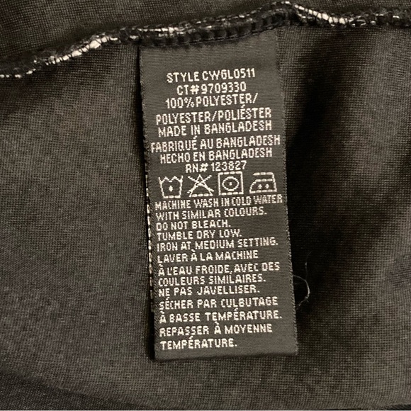 Canada Weather Gear NWT black patterned quarter zip jacket - Picture 10 of 11